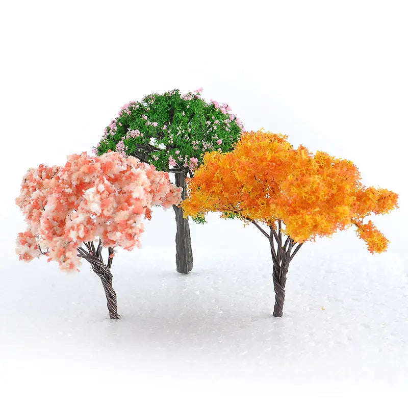 Mini Village House Miniature Garden Mini Bridge Stairs Craft Figurine Plant Pot Garden Ornament Miniature Fairy Garden Supplies