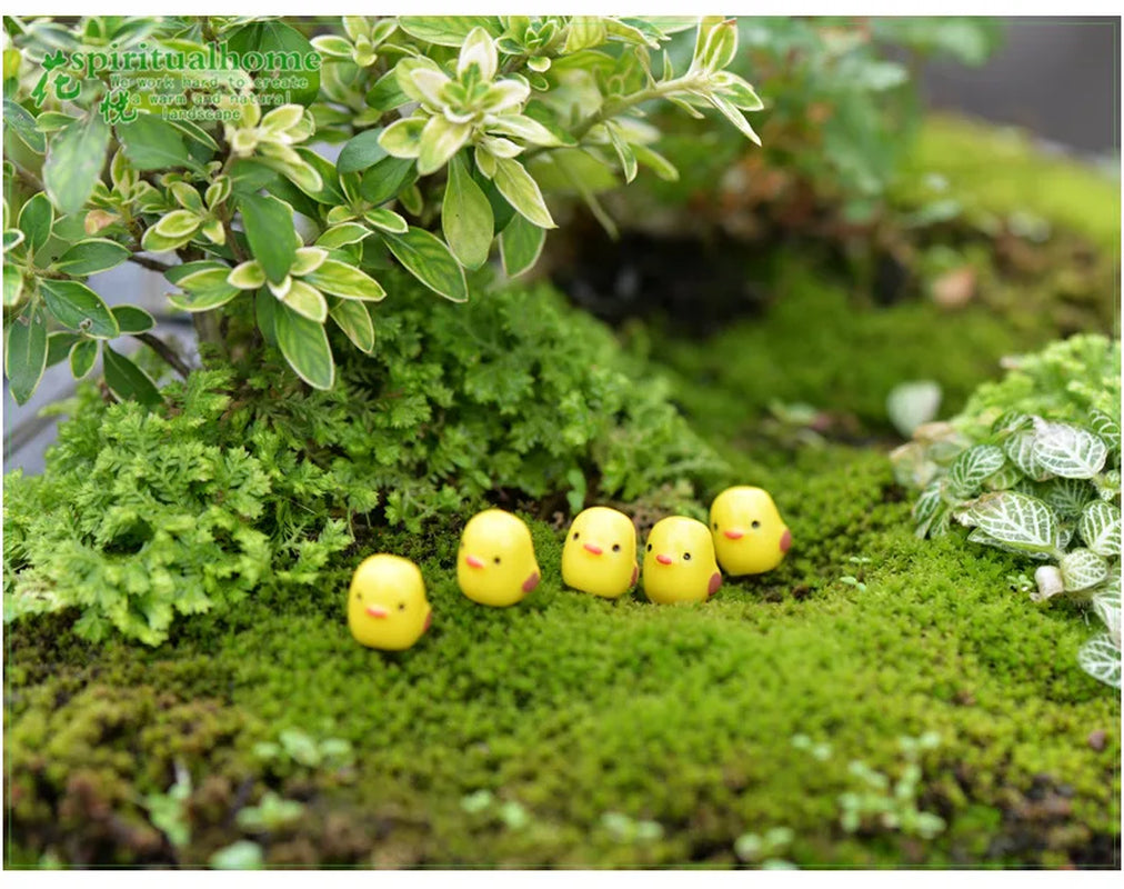 Mini Village House Miniature Garden Mini Bridge Stairs Craft Figurine Plant Pot Garden Ornament Miniature Fairy Garden Supplies
