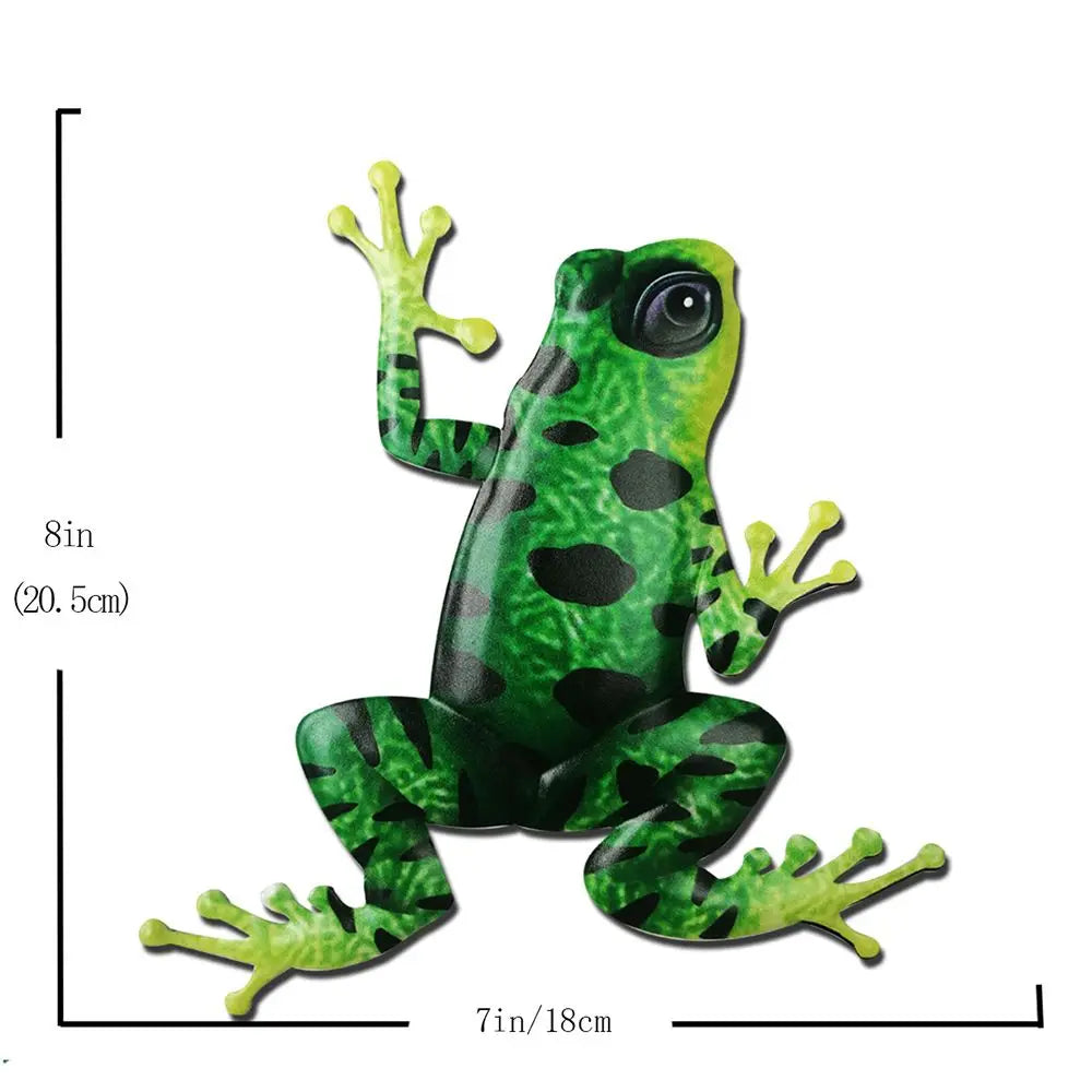 Metal Outdoor Gecko Art