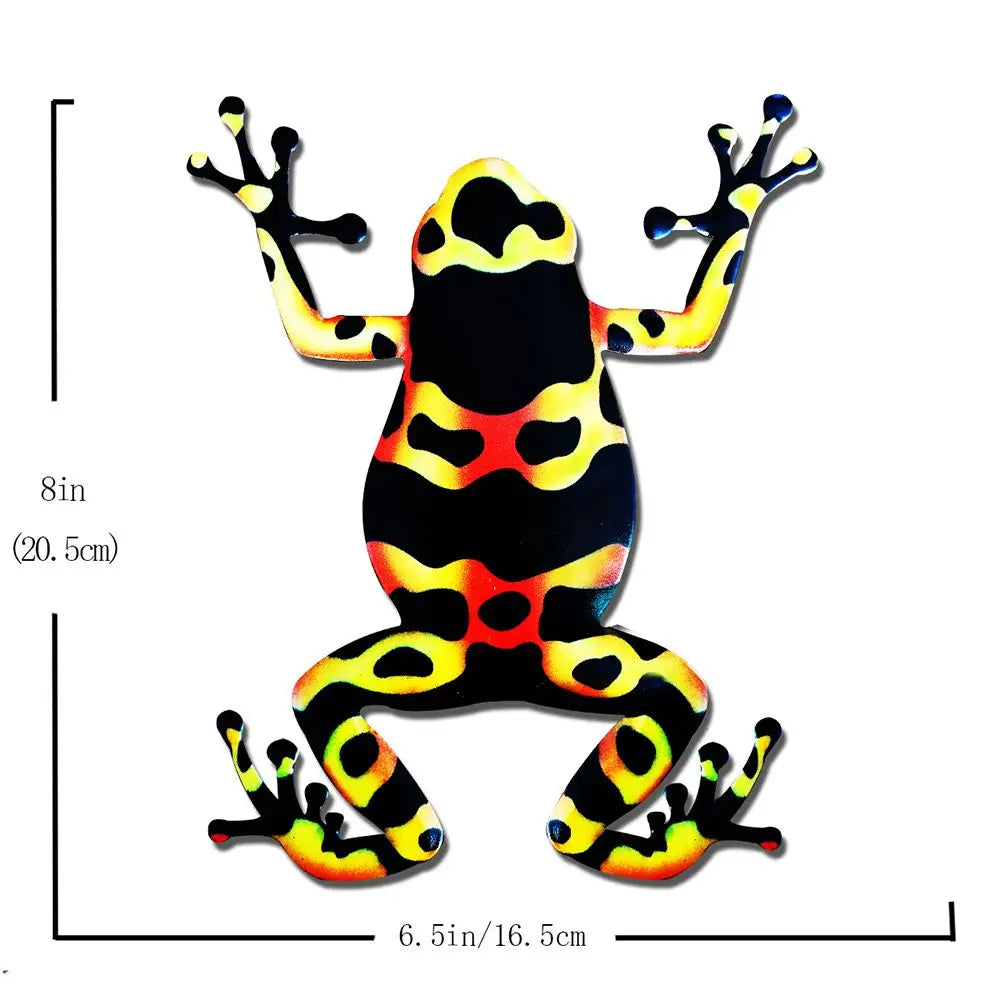 Metal Outdoor Gecko Art