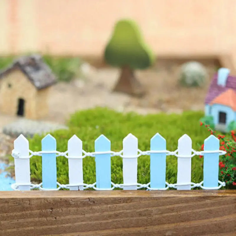 Mini Village House Miniature Garden Mini Bridge Stairs Craft Figurine Plant Pot Garden Ornament Miniature Fairy Garden Supplies
