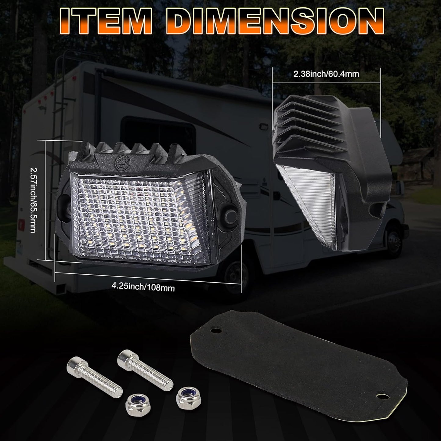 4 Inch RV/Porch Exterior Light