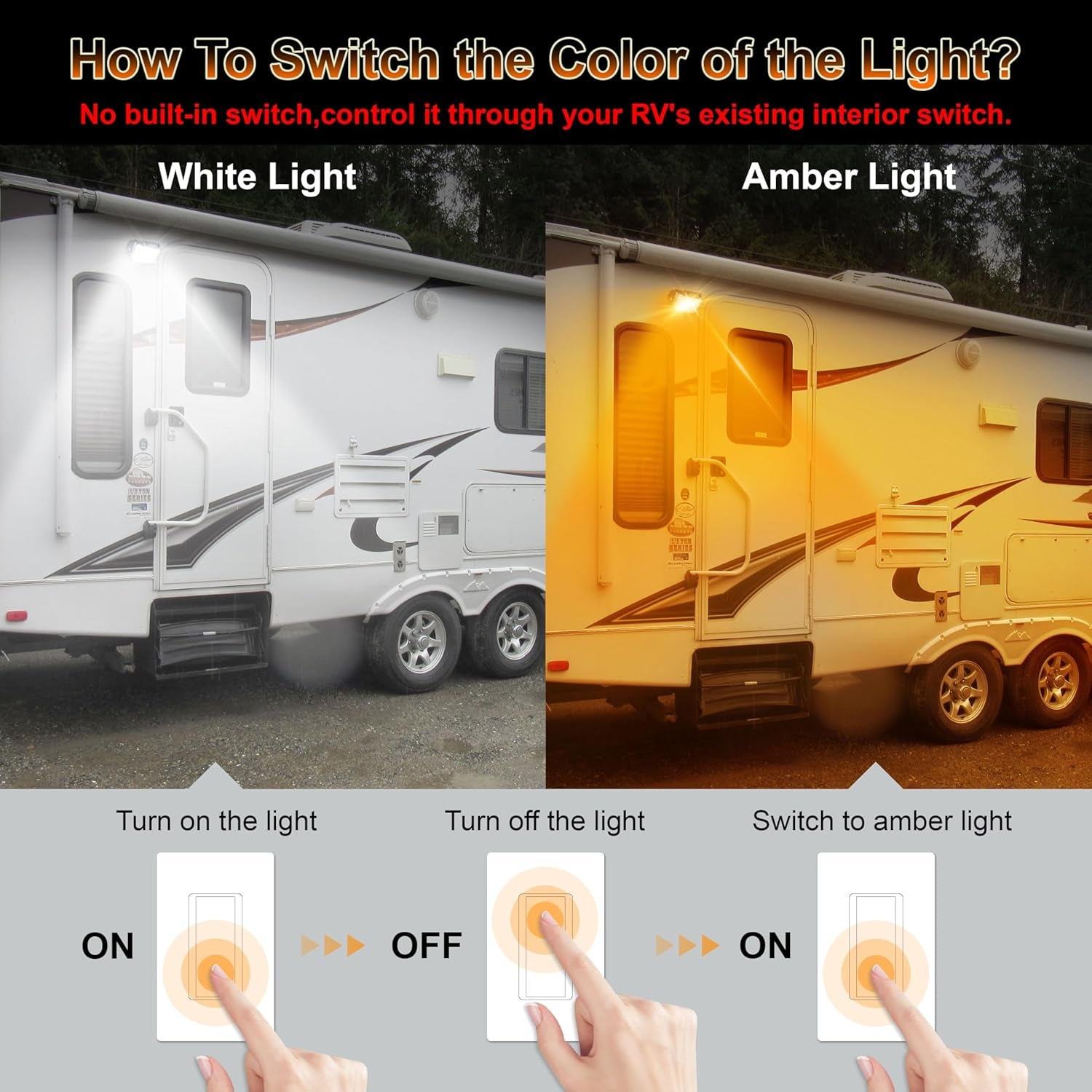 4 Inch RV/Porch Exterior Light