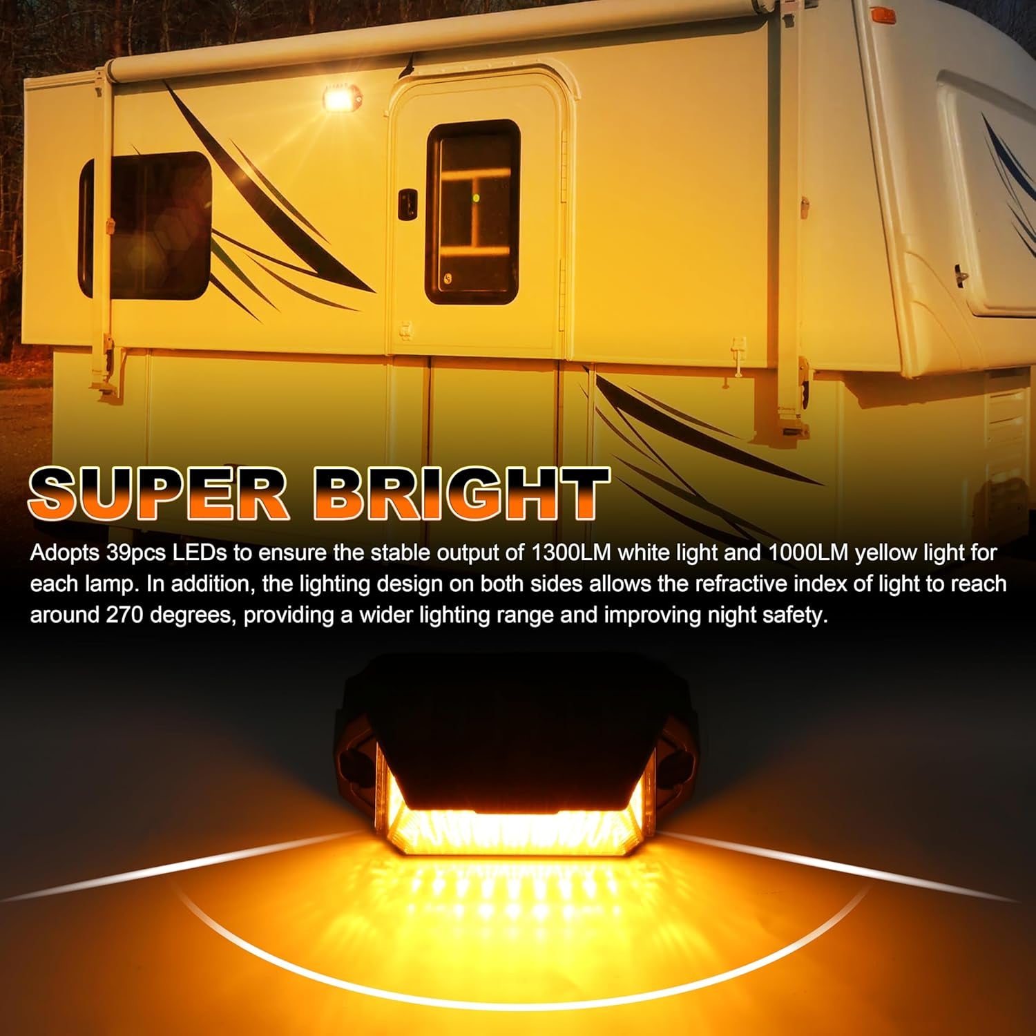 4 Inch RV/Porch Exterior Light