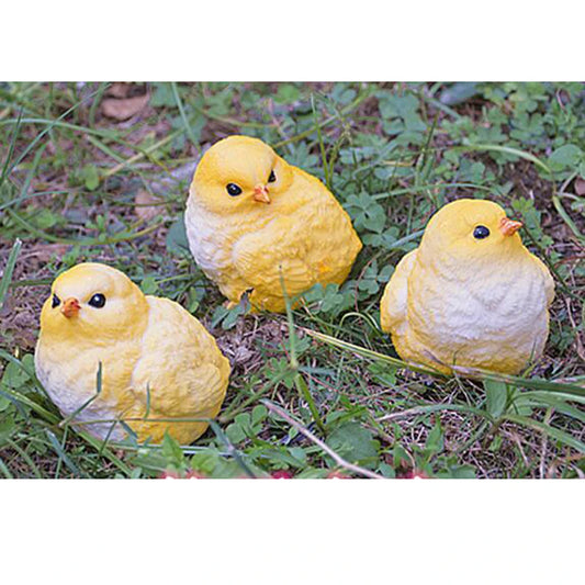 Artificial Model Rooster Chicken Hen Figurine Home Decor Miniature Fairy Garden Decoration Accessories Indoor Outdoor Decor